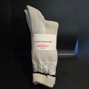 Lucky Brand Womens Boot Socks